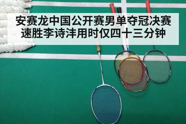安赛龙中国公开赛男单夺冠决赛速胜李诗沣用时仅四十三分钟